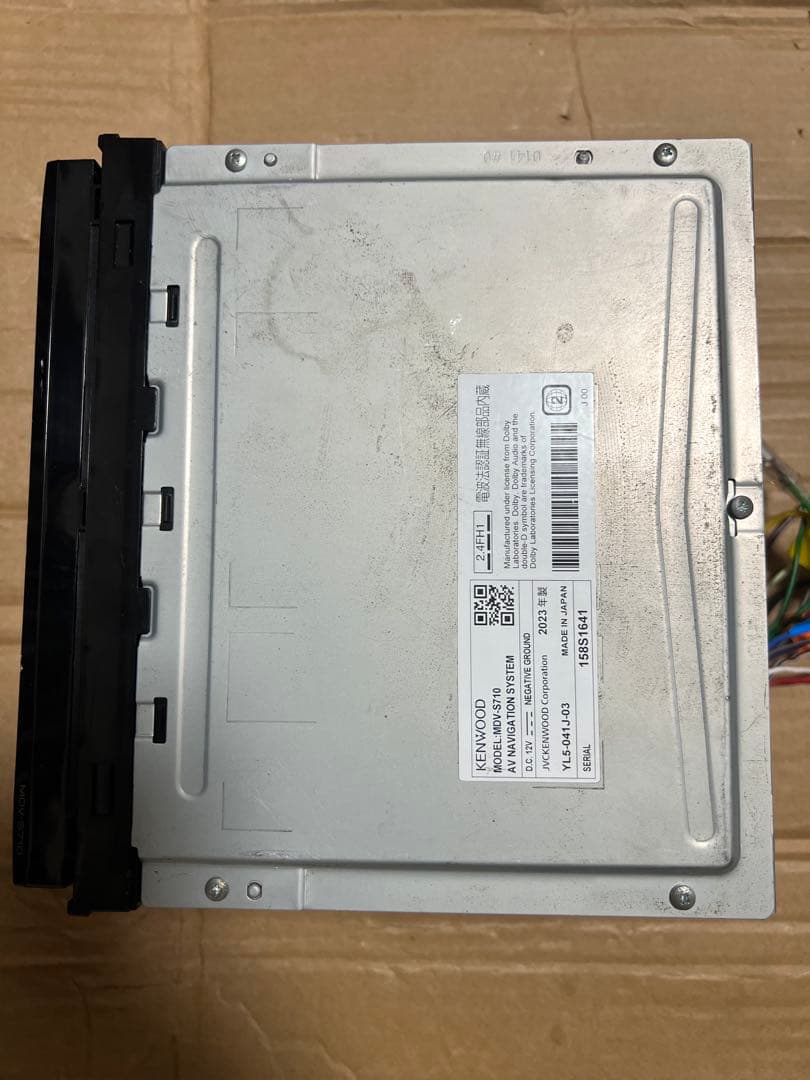 カーナビ KENWOOD MDV-710 MAP DATA 2024