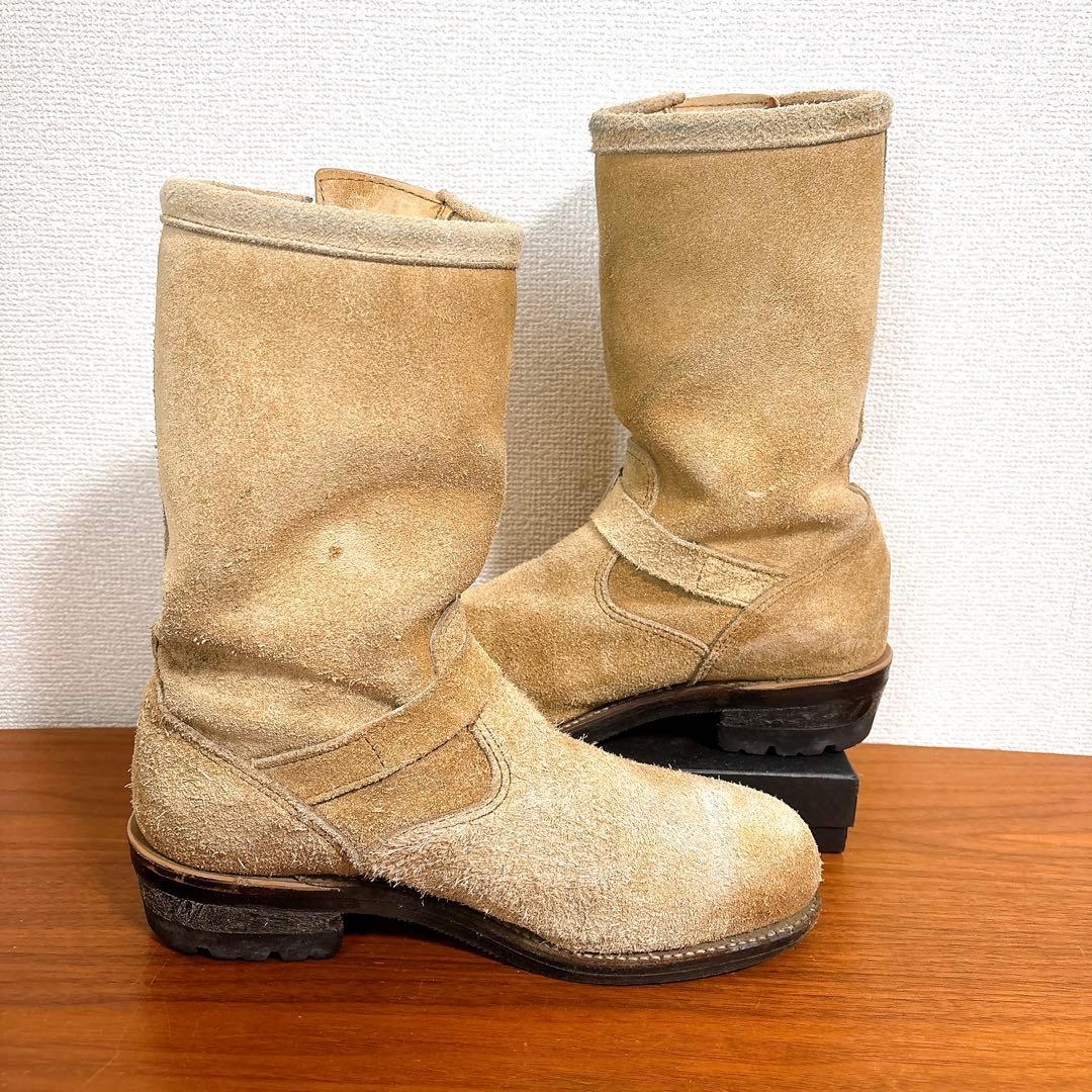 ヴィンテージ CHIPPEWA PT83 エンジニアブーツ ベージュ 8E