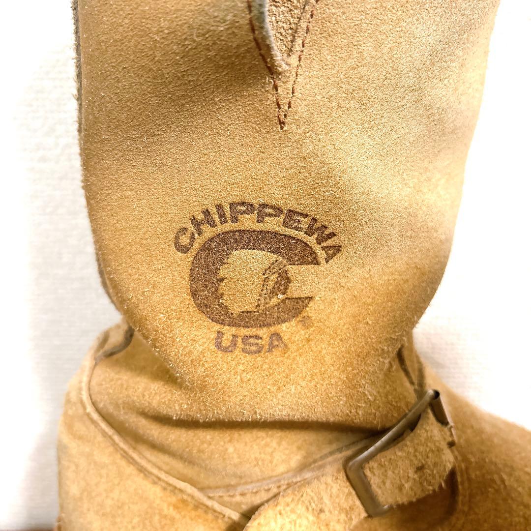 ヴィンテージ CHIPPEWA PT83 エンジニアブーツ ベージュ 8E
