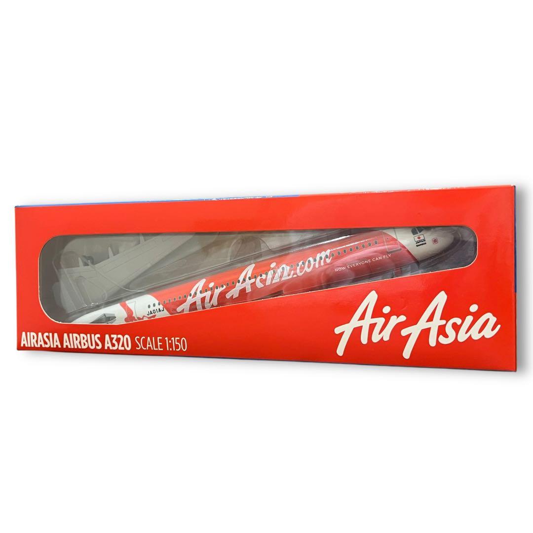 エ*ン様 新品 AIR ASIA 1/150スケール エアバス A320 飛行機