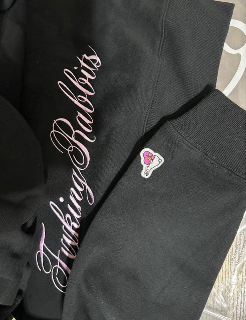 #FR2 梅 限定 Rhinestone Logo Hoodie L