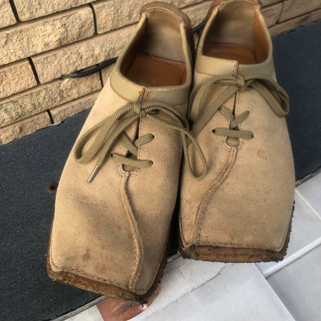 クラークスClarksレアデザイン　デザートシューズ27ワラビーナタリー