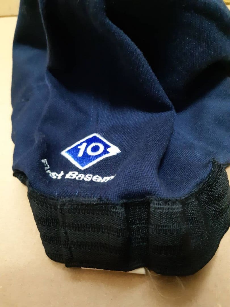 横浜ベイスターズ 駒田徳広サイン入り実使用バッティングレガースとサイン色紙