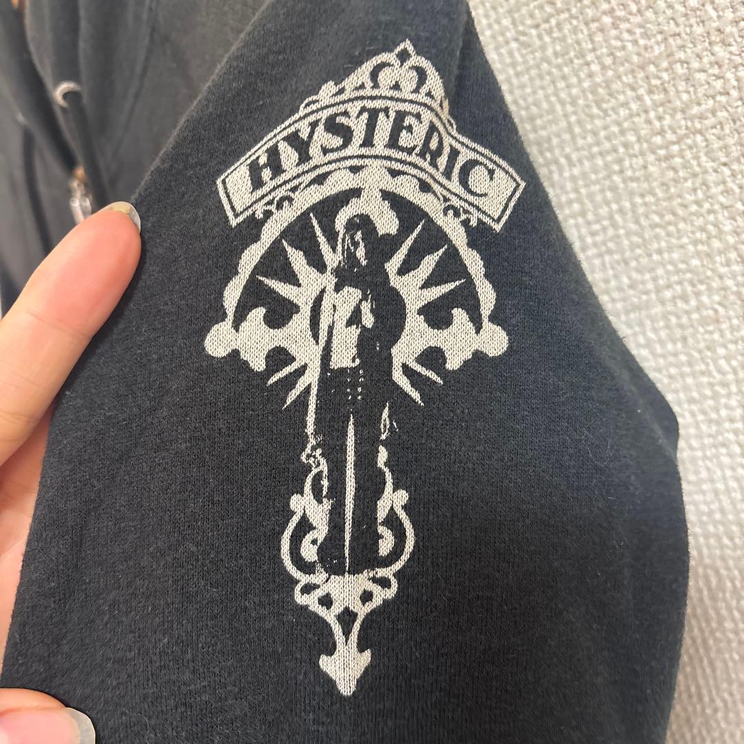 希少デザイン☆ 00s HYSTERIC GLAMOURダブルジップパーカー