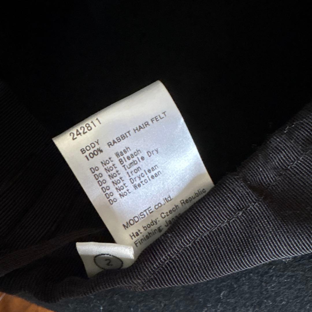 キジマタカユキ　ラビットヘアフェルト　ハット　つば広ハット　高級ハット