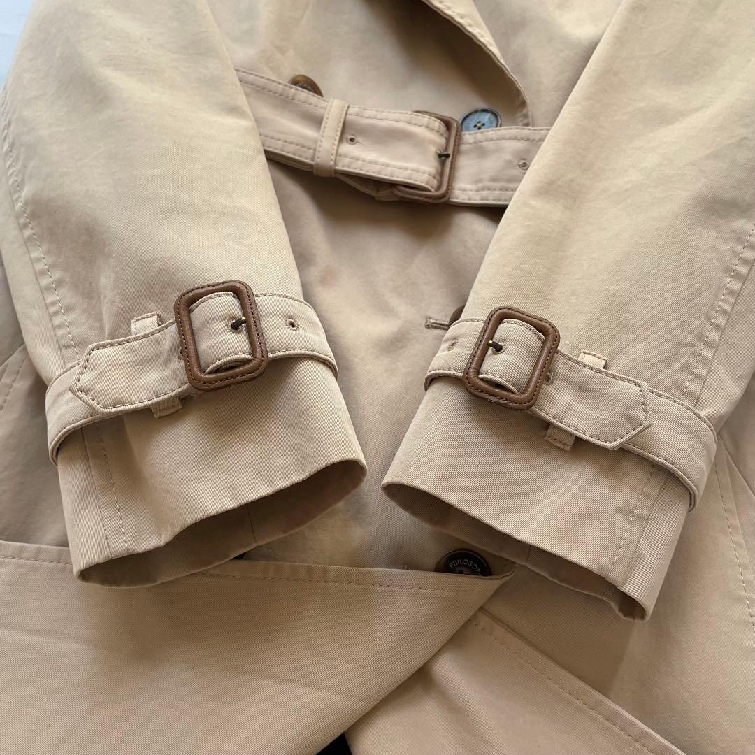 【美品】マッキントッシュフィロソフィー ライダル ベージュ ライナー付き 40