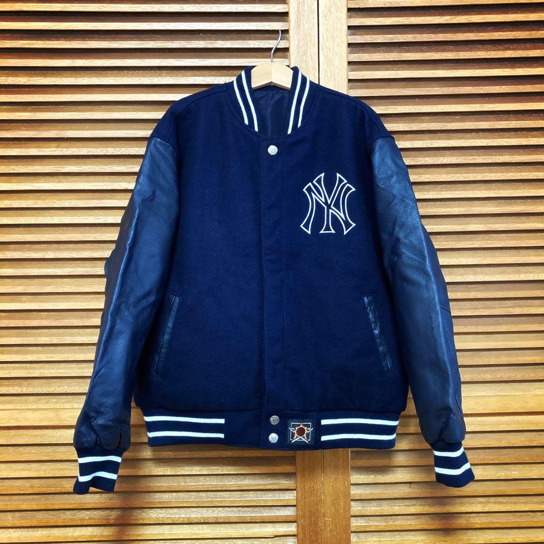 ヤンキース JH DESIGN リバーシブル 袖革スタジャン