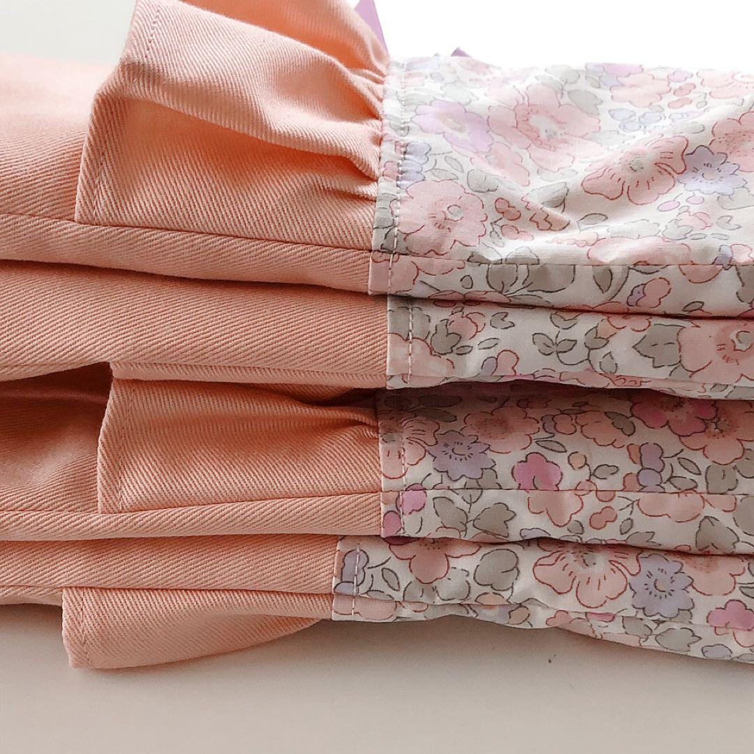 みな　リバティ　ベッツィ　ピンクパープル　入園入学グッズ　オーダー