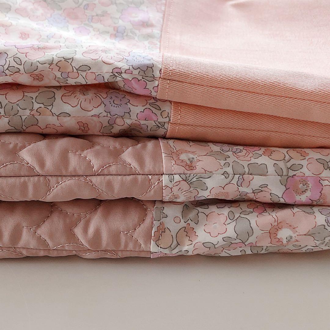 みな　リバティ　ベッツィ　ピンクパープル　入園入学グッズ　オーダー