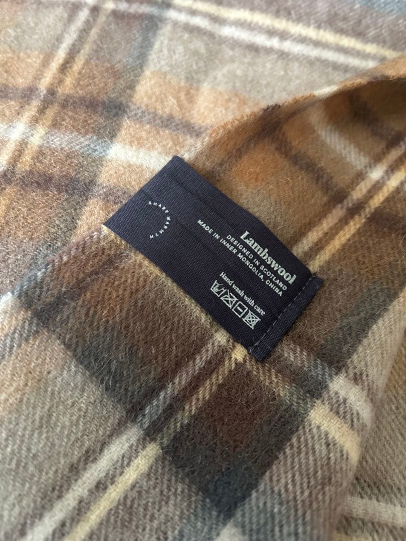 The Tartan Blanket Co. チェック柄ストール新品未使用