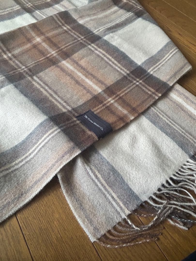 The Tartan Blanket Co. チェック柄ストール新品未使用