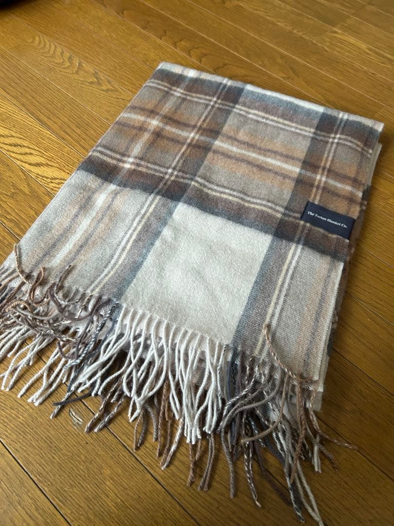 The Tartan Blanket Co. チェック柄ストール新品未使用