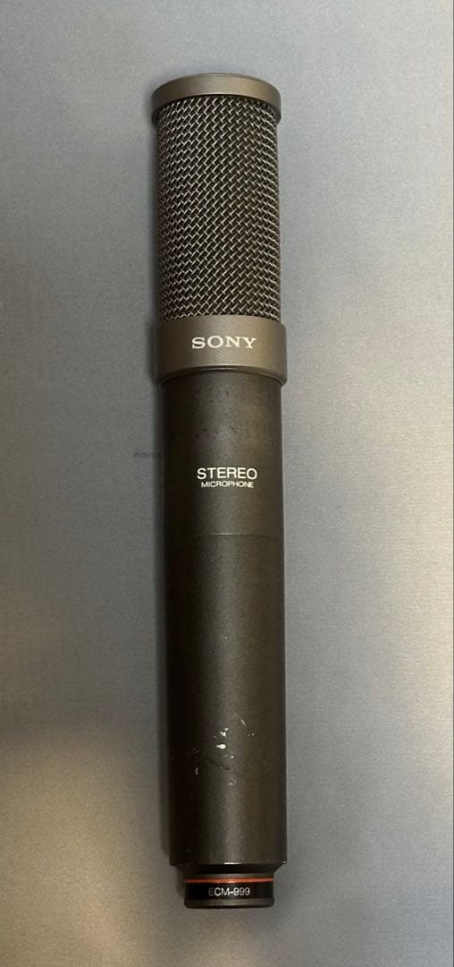 SONY ECM-999（高級バックエレクトレット・ステレオマイク／動作品）