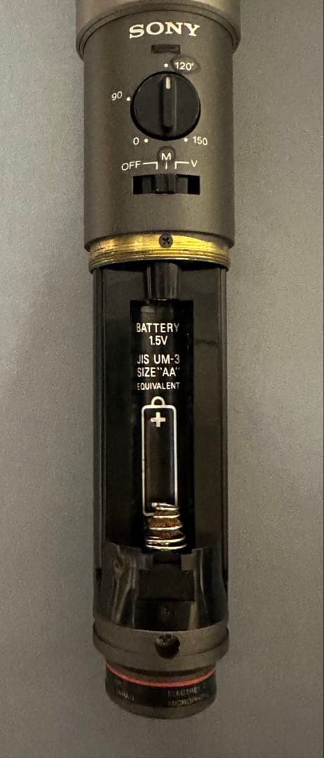 SONY ECM-999（高級バックエレクトレット・ステレオマイク／動作品）