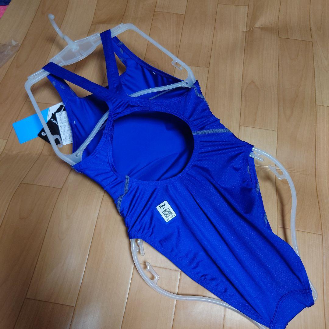 XOサイズ 新品未使用 finaマークarena スポーツ用水着 青 レディース
