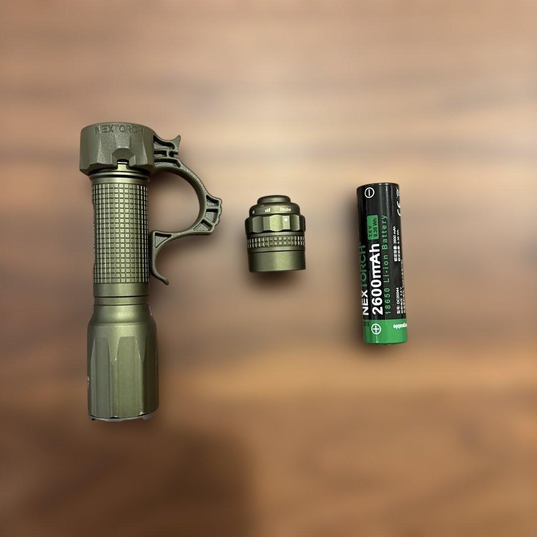 NexTorch 懐中電灯 オリーブグリーン　TA30C