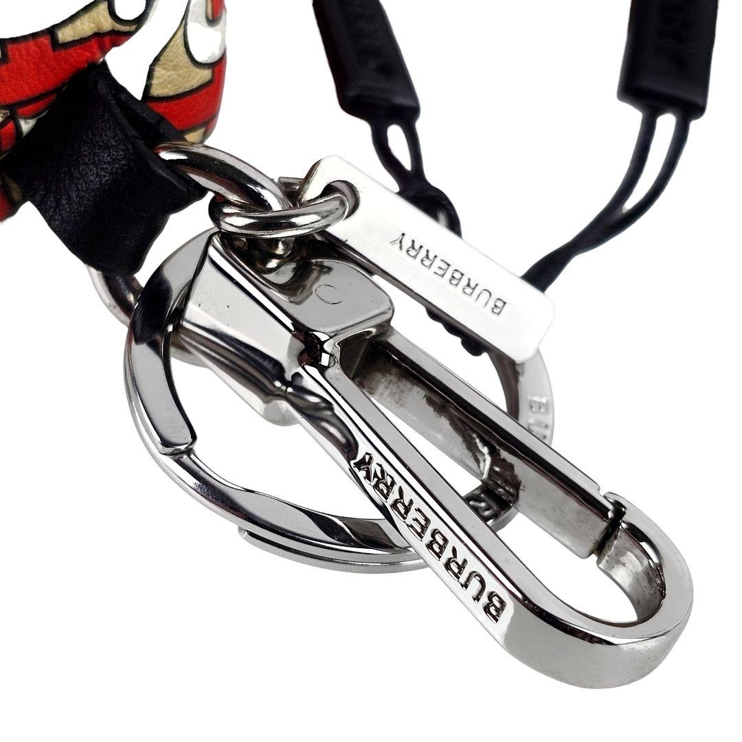 美品 BURBERRY トーマスベア テディベア キーホルダー バッグチャーム