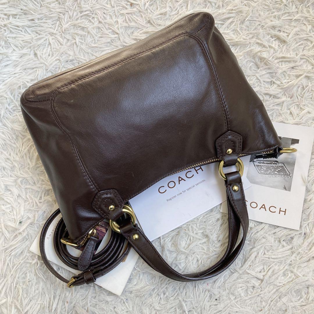 極美品 vintage coach old archive y2k キャンベル