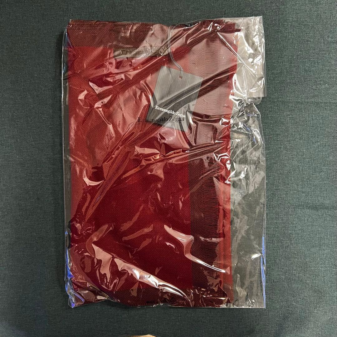 Ermenegildo Zegna ゼニア 100%ウール マフラー/ストール