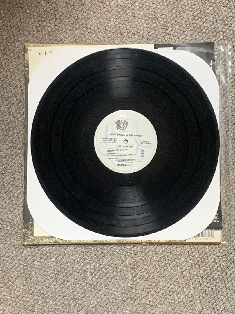 Puff Daddy&The Family No Way Outアナログレコード