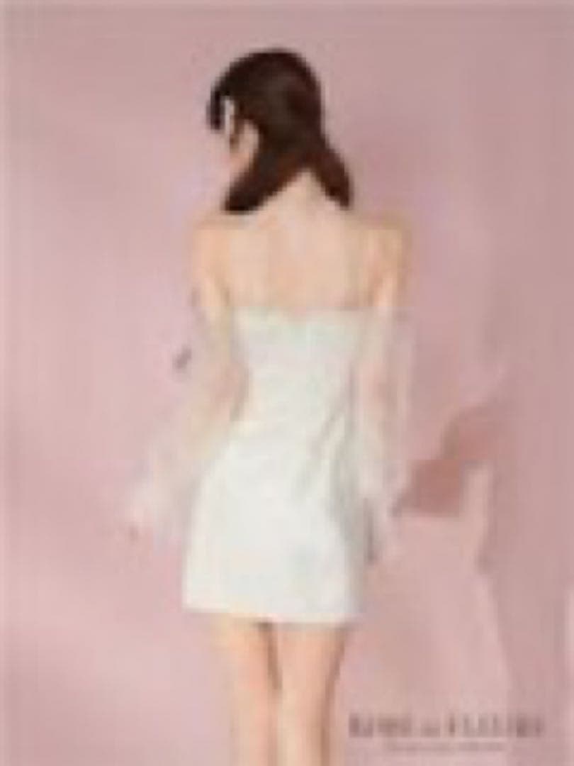 ROBE de FLEURS ラメチュールシアーオフショルミニキャバドレス M