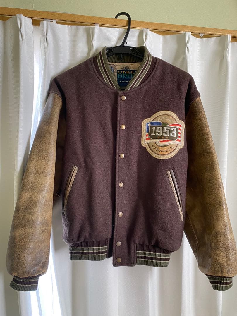 超希少 90’s オニール/O’NEILL スタジャン ジャケット 牛革レザー