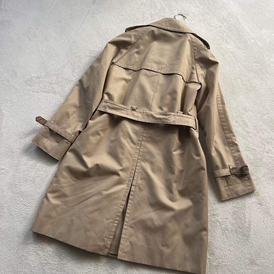 ★良品　アクアスキュータム　トレンチコート　ライナー　ベルト　ダブル　チェック
