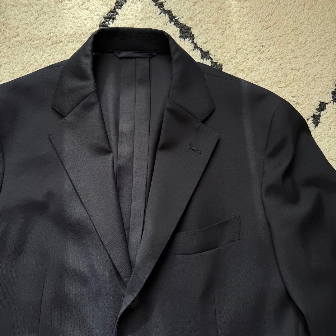 ユニバーサルランゲージ　カノニコ　スーツ　セットアップ　ネイビー　トラベル　L