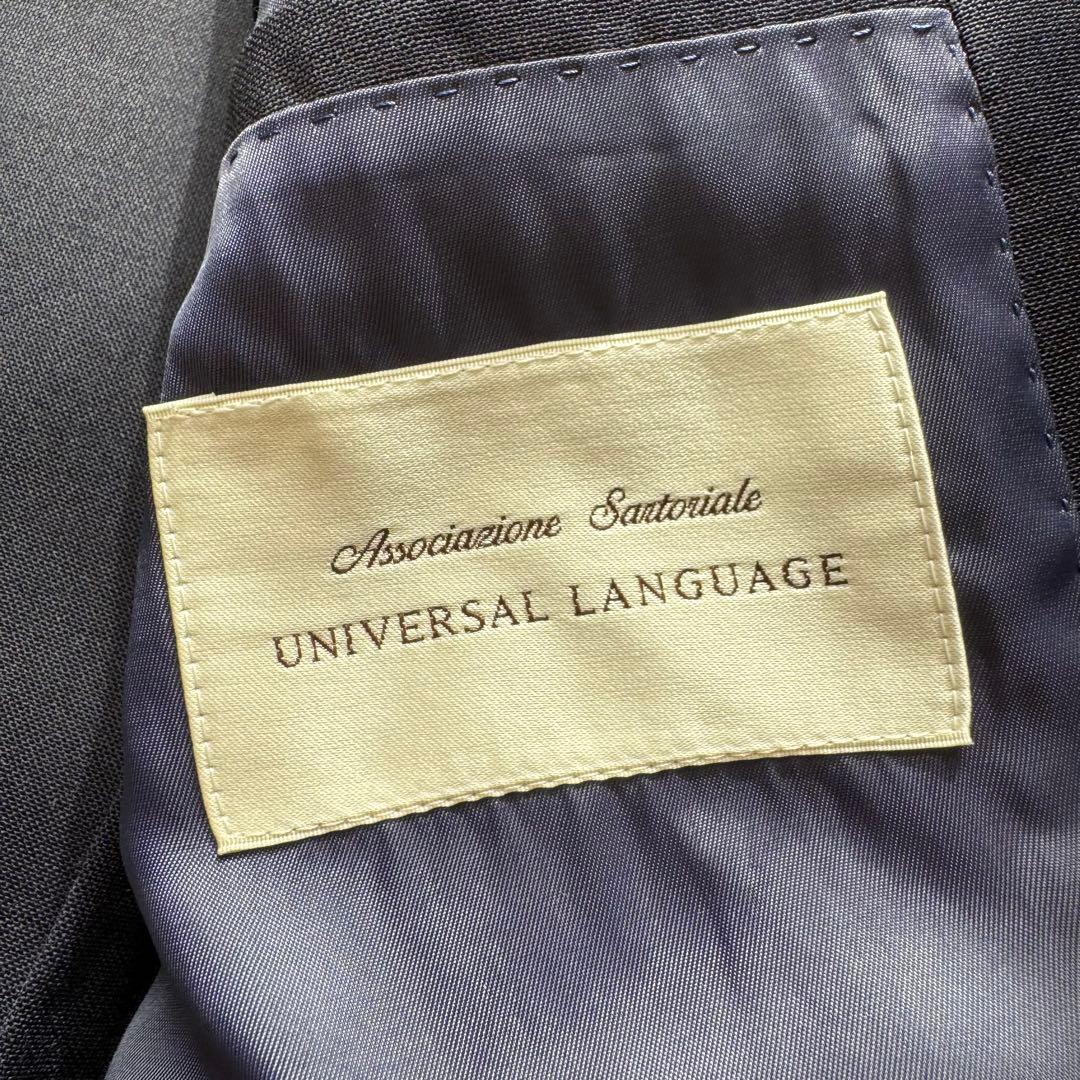 ユニバーサルランゲージ　カノニコ　スーツ　セットアップ　ネイビー　トラベル　L