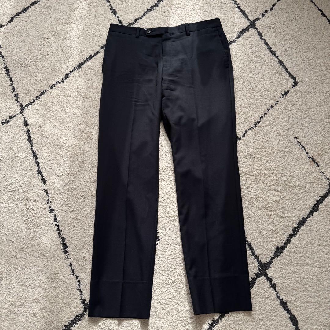 ユニバーサルランゲージ　カノニコ　スーツ　セットアップ　ネイビー　トラベル　L