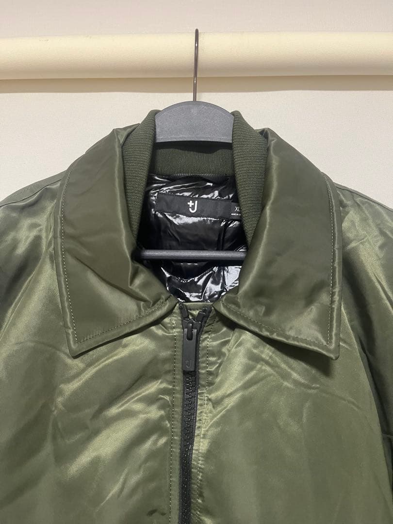 UNIQLO +J ダウンオーバーサイズ ブルゾン ダークグリーン　サイズXL