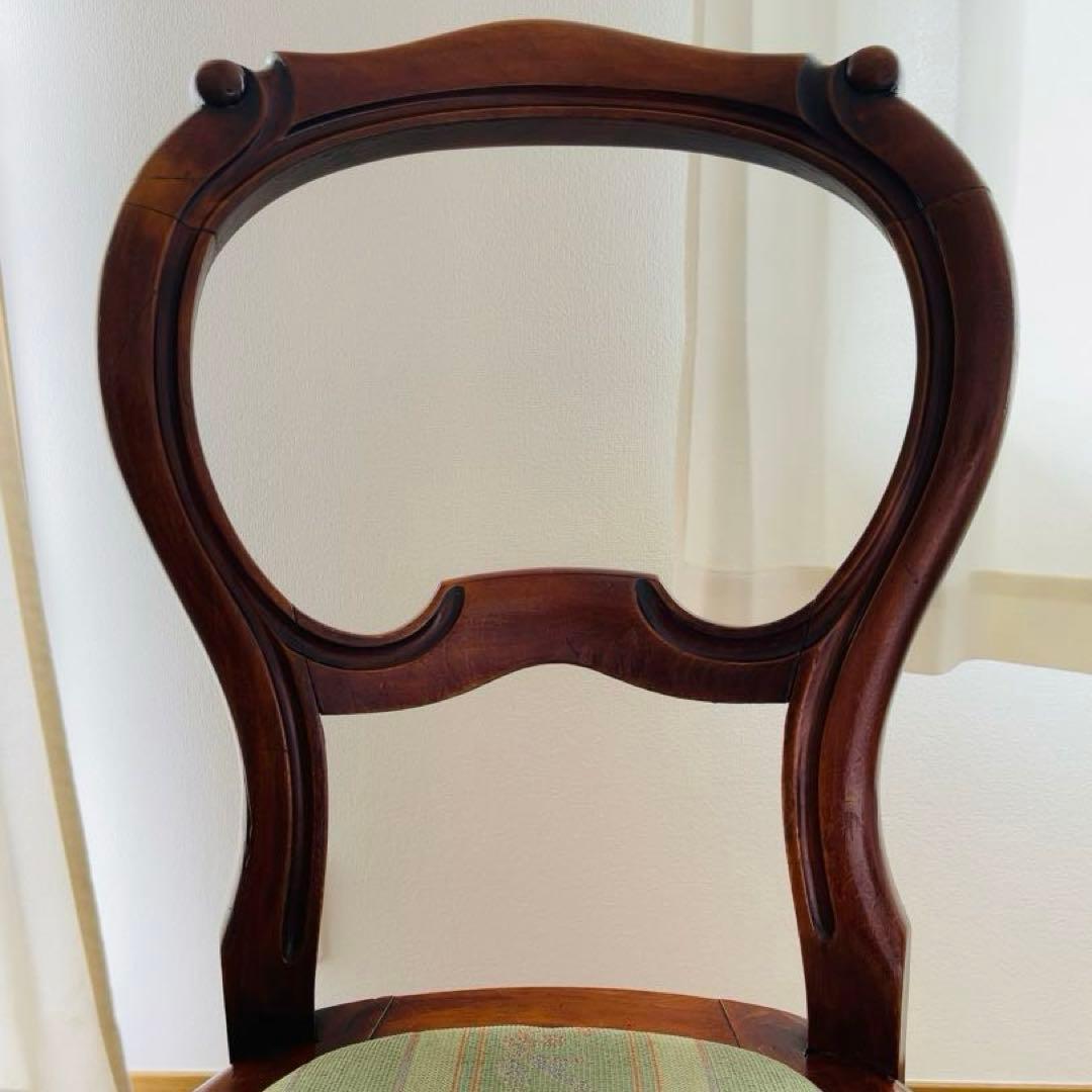 ② バルーンバックチェア イギリス ヴィンテージ アンティーク 1脚 送料込み