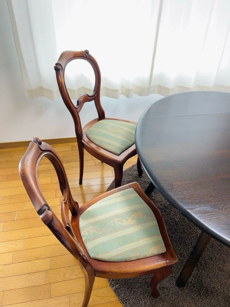 ② バルーンバックチェア イギリス ヴィンテージ アンティーク 1脚 送料込み