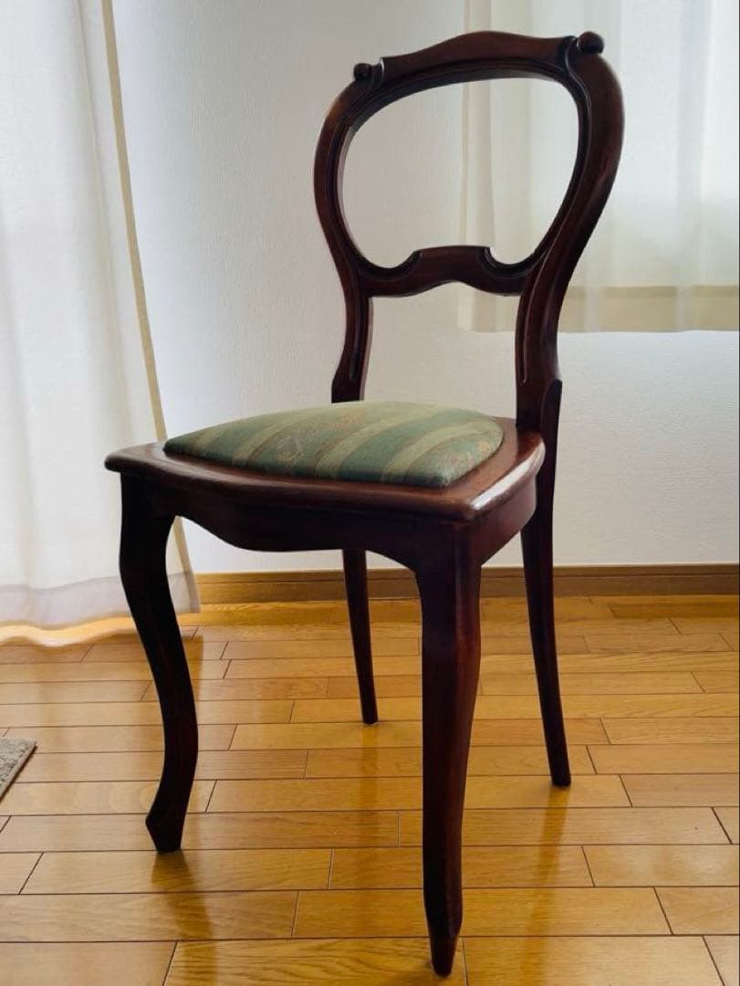 ② バルーンバックチェア イギリス ヴィンテージ アンティーク 1脚 送料込み