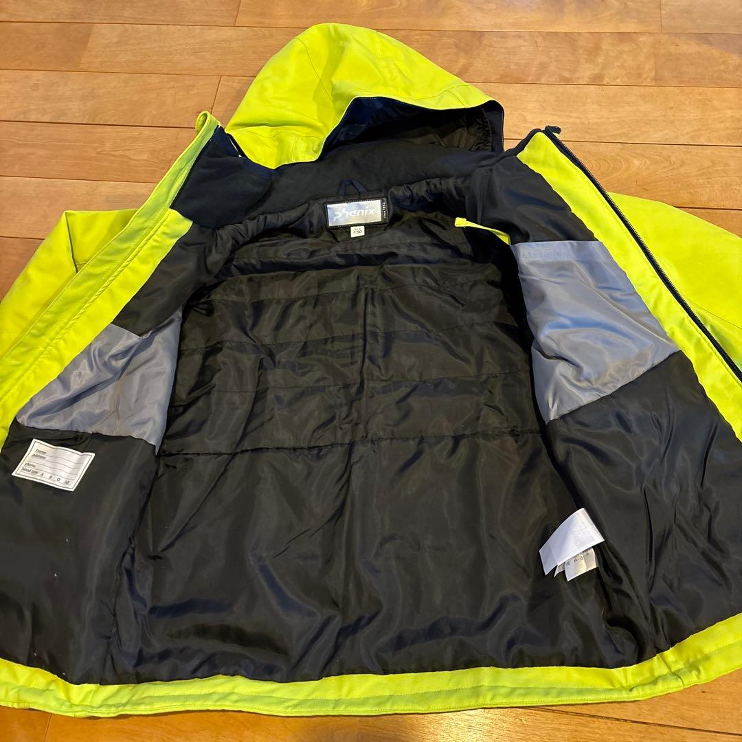 Phenix スキーウェア 150サイズ 蛍光イエロー