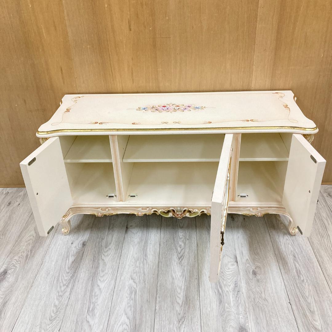 ロココ調 フレンチクラシック テレビボード TVボード 　アンティーク調