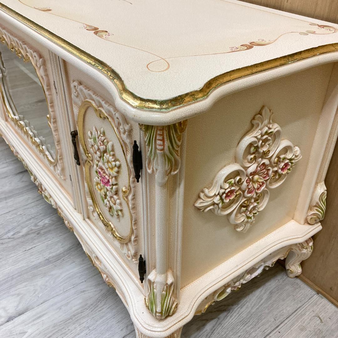ロココ調 フレンチクラシック テレビボード TVボード 　アンティーク調