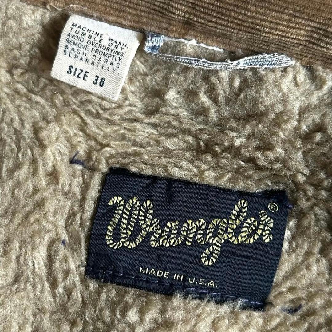 Wrangler ラングラー 70's デニムジャケット 裏ボア アメリカ製