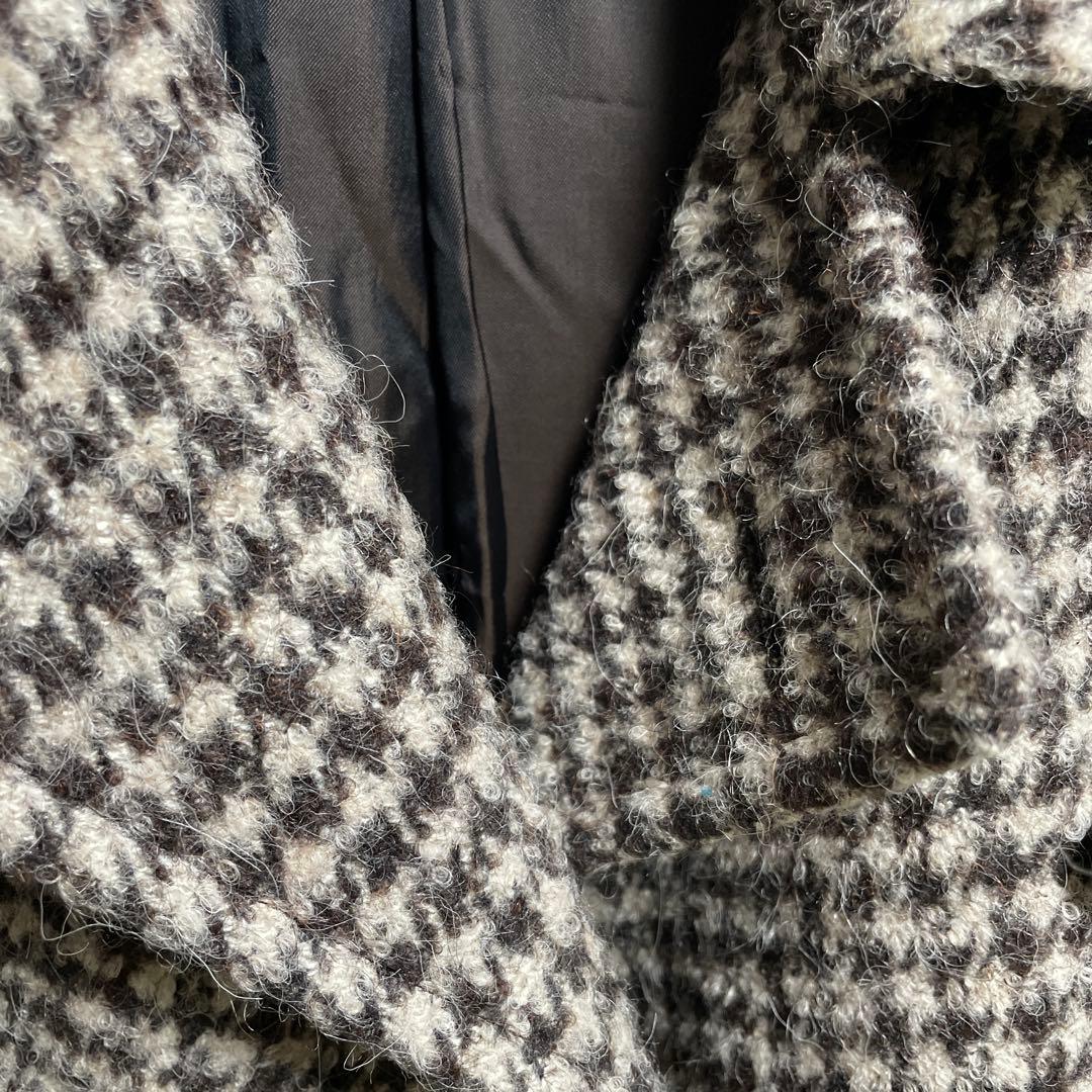 TAGLIATORE チェック柄 ダブルブレストコート