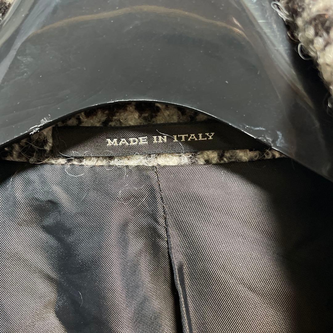 TAGLIATORE チェック柄 ダブルブレストコート