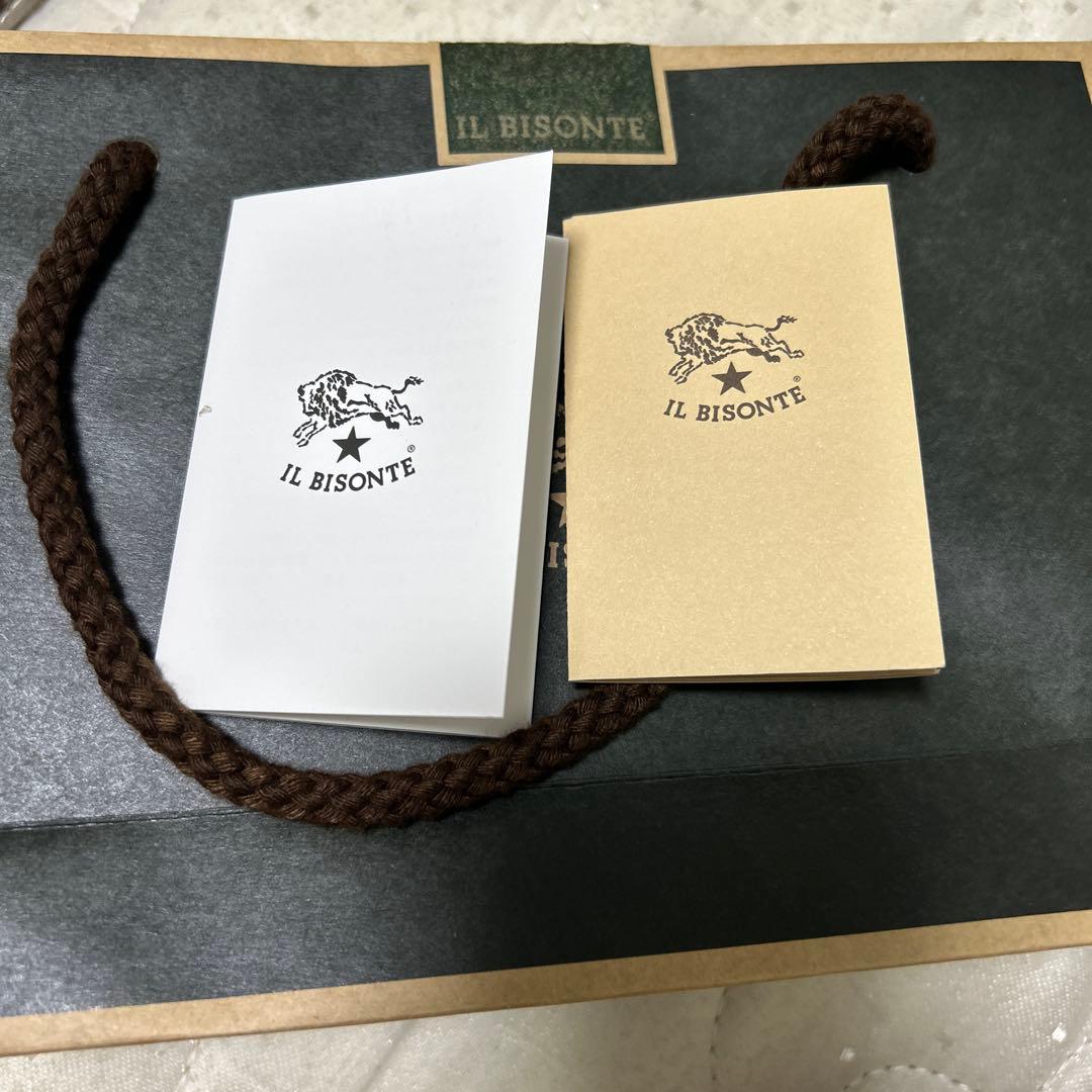 IL BISONTE 二つ折り財布 ダークブルー