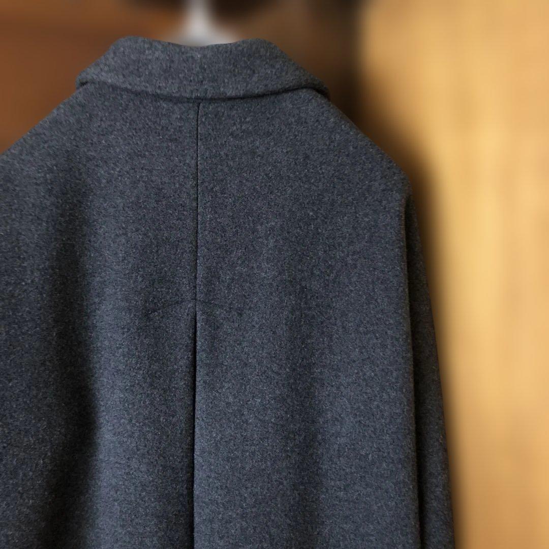 休日と詩　休日のメルトンコート　♪♪ チャコールグレー