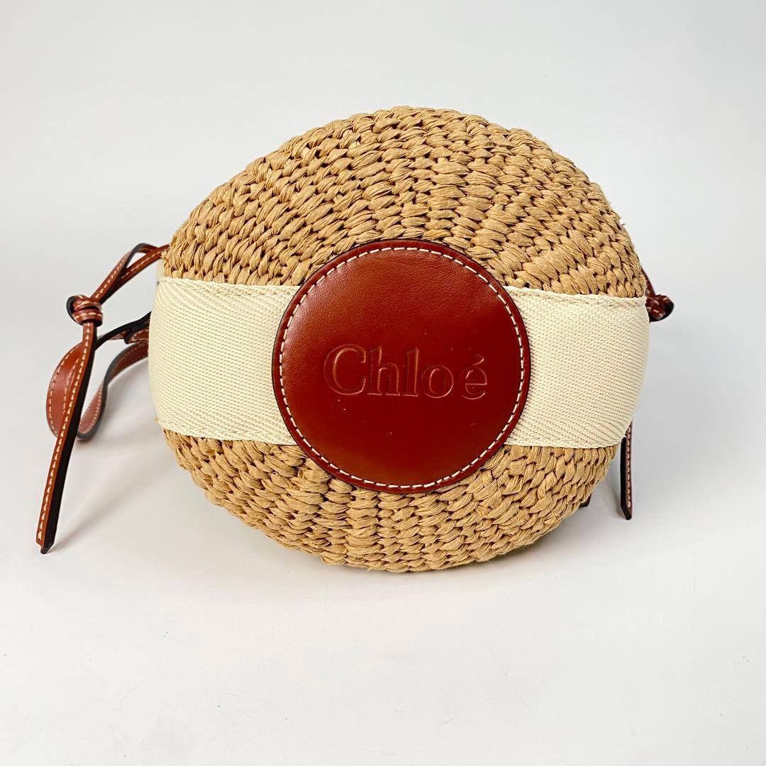 未使用 クロエ Chloe カゴバッグ 2wayショルダーバッグ ハンドバッグ