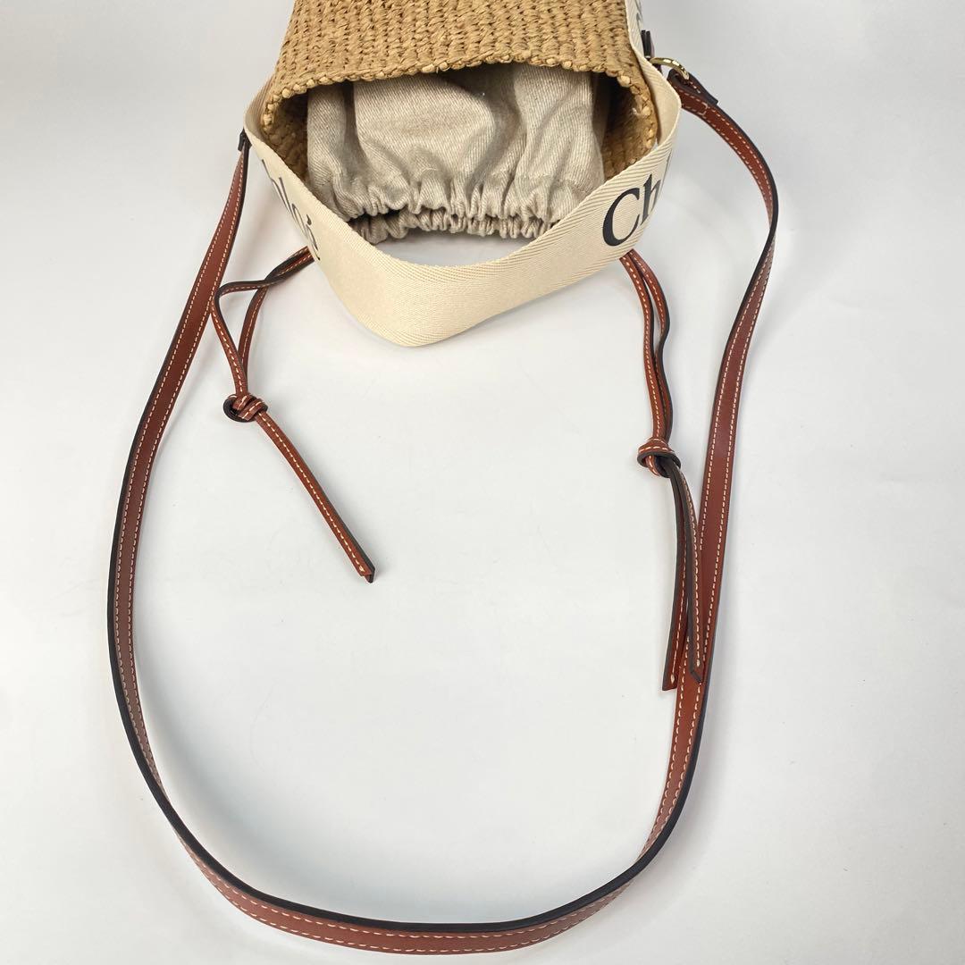 未使用 クロエ Chloe カゴバッグ 2wayショルダーバッグ ハンドバッグ