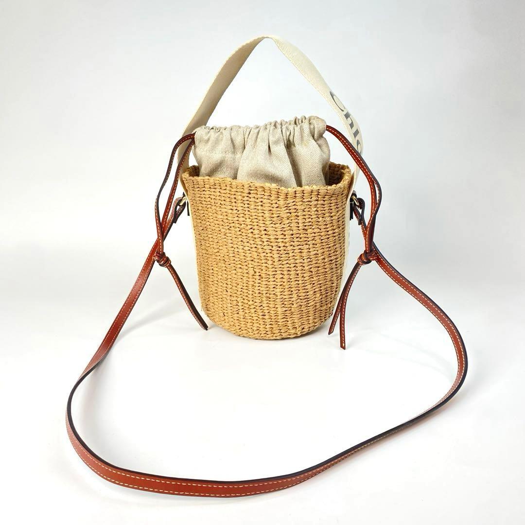 未使用 クロエ Chloe カゴバッグ 2wayショルダーバッグ ハンドバッグ