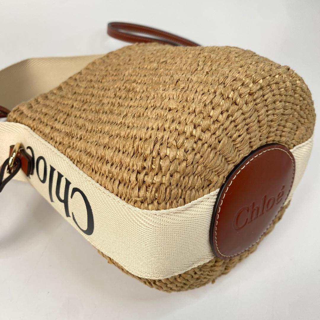未使用 クロエ Chloe カゴバッグ 2wayショルダーバッグ ハンドバッグ