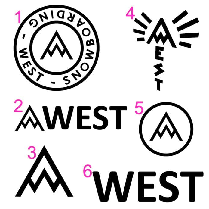 WEST　ウエスト　ステッカー