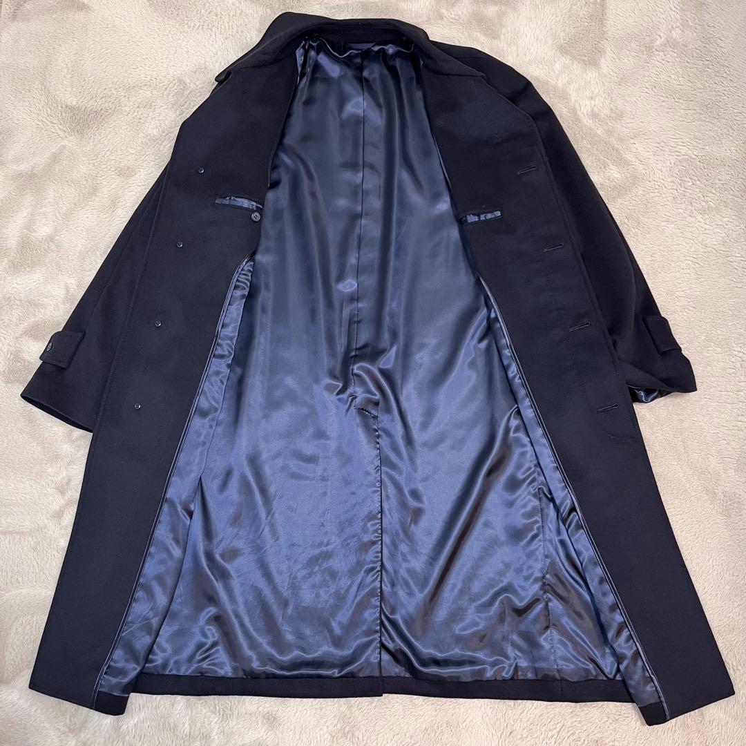 ken様　カシミヤ100% イタリア製生地 マキシ丈 チェスターコートXL