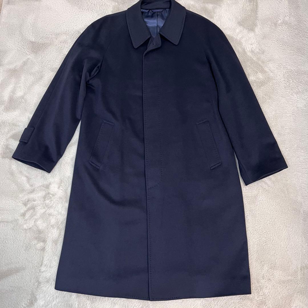 ken様　カシミヤ100% イタリア製生地 マキシ丈 チェスターコートXL