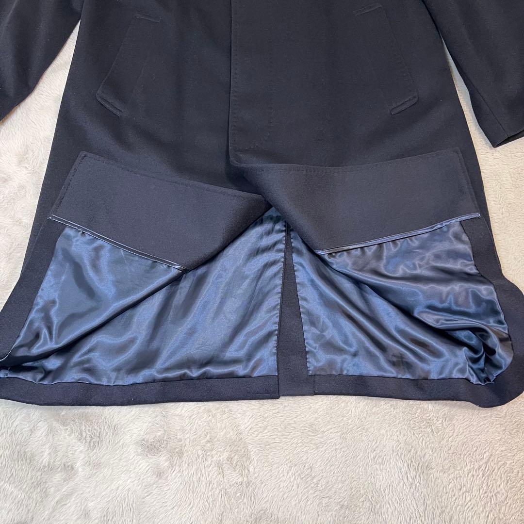 ken様　カシミヤ100% イタリア製生地 マキシ丈 チェスターコートXL